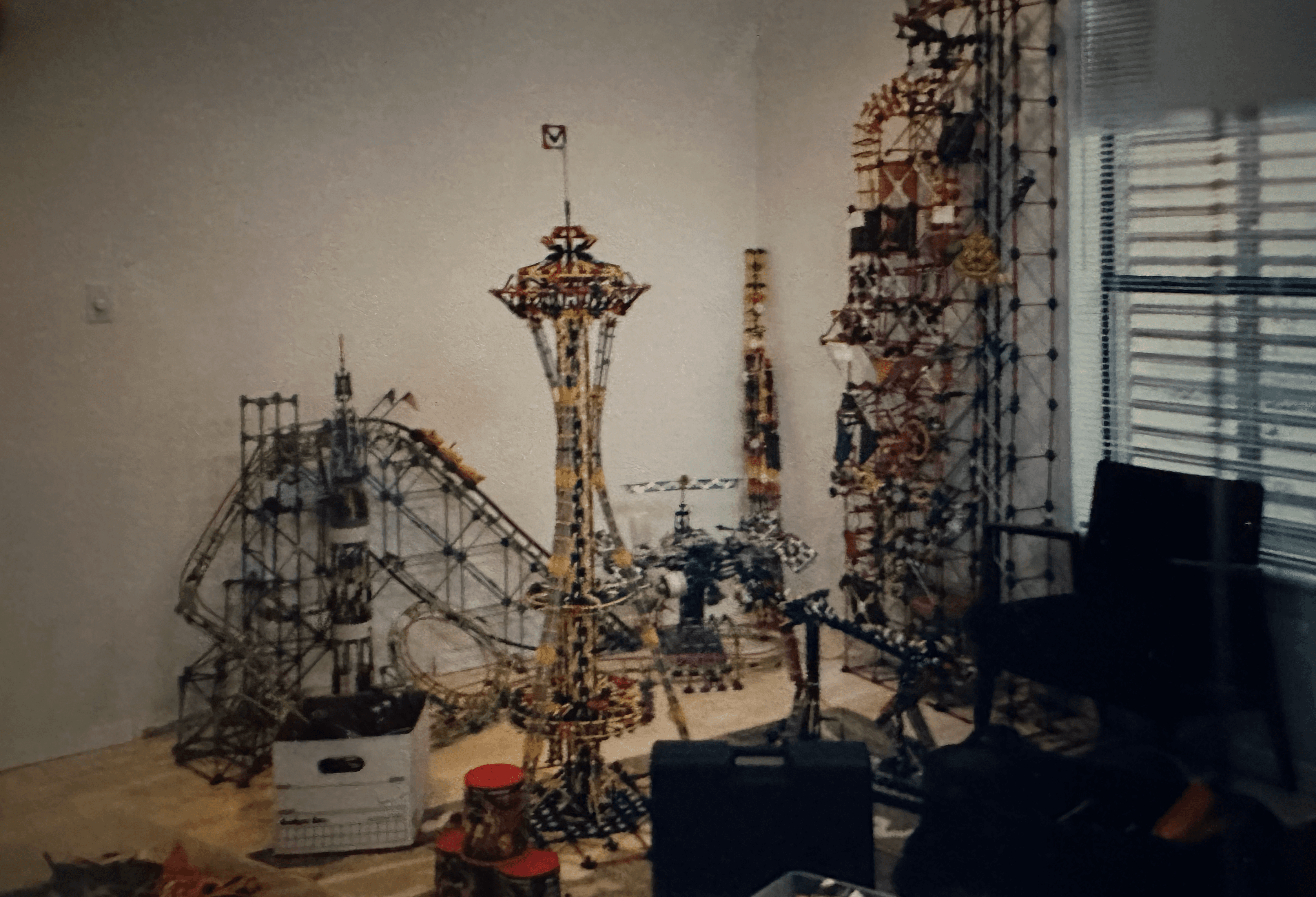 K'nex corner from childhood with large builds