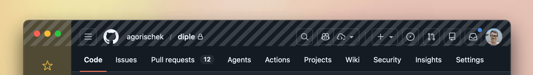 Draggable area overlaying the top of the page